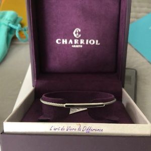 Chariot Black Enamel Bracelet